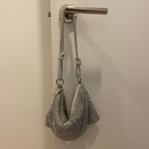 Rhinestone hobo bag